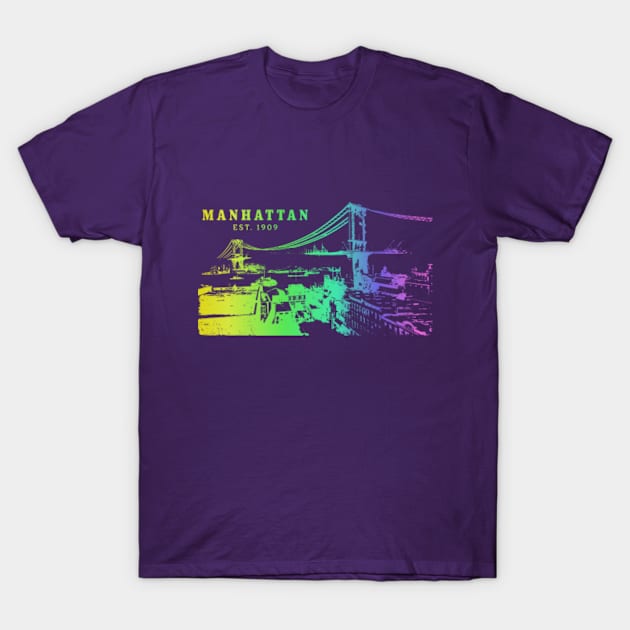 Manhattan Vibrant Fashion T-Shirt by PallKris